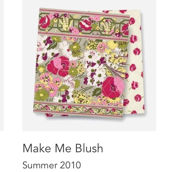 VERA BRADLEY Make Be Blush 2010 Iconic Large Hanging Organizer Trifold Cosmetic - Picture 15 of 15